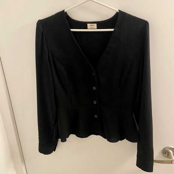 Aritzia Wilfred long sleeve blouse - Picture 3 of 3